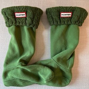 Hunter Original Cable Knit 6-Stitch Tall Boot Socks M